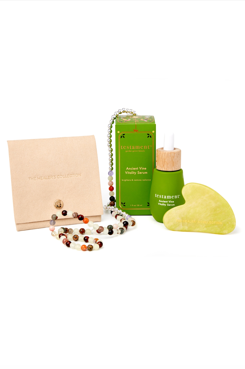 THE JOURNEY / THC Skincare Bundle - Necklace, Oil & Guasha Combo