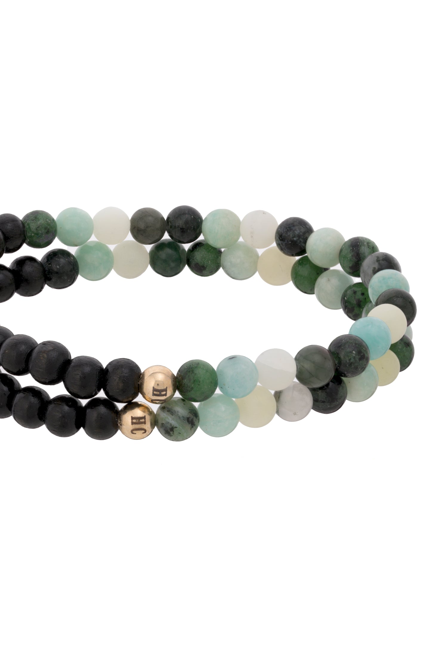 N 6 HAPPINESS/EASE Healer's Bracelets Men's (Set of 2)