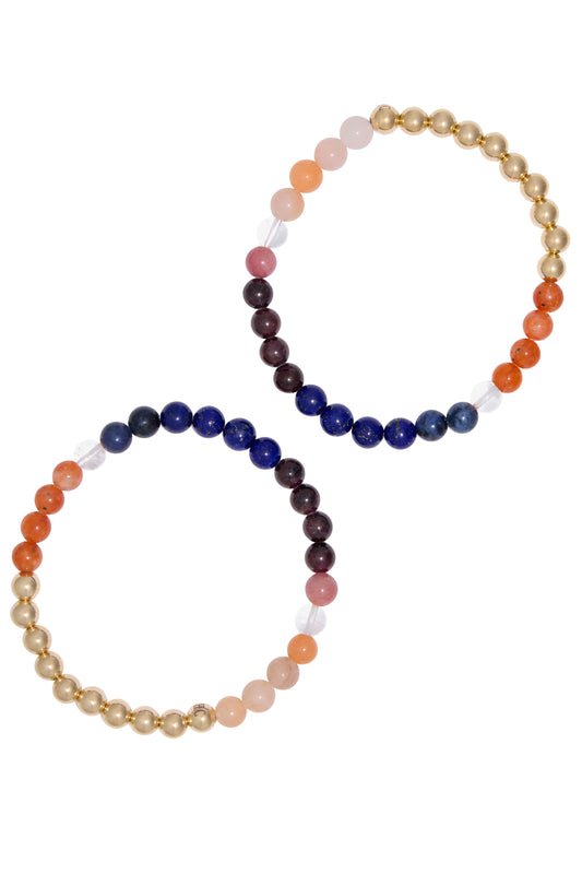 N 58 NEW BEGINNING / TRANSITIONS Healer's Bracelets Women's (Set of 2)