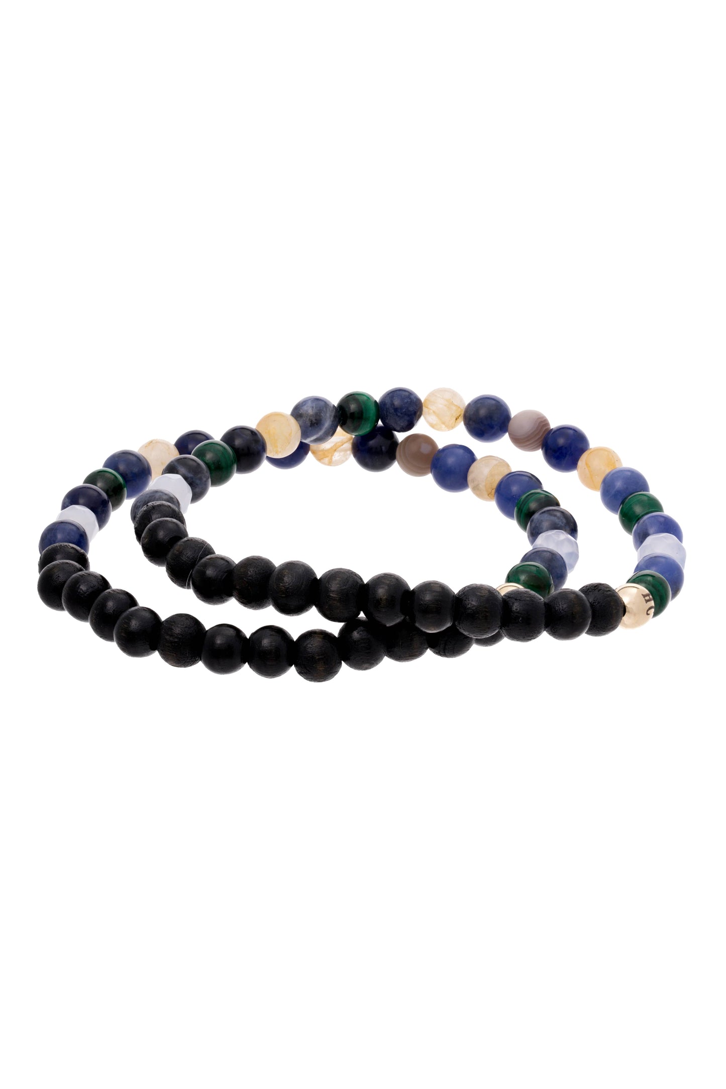 N 88 Calm & Unity Healer's Bracelets Men's (Set of 2)