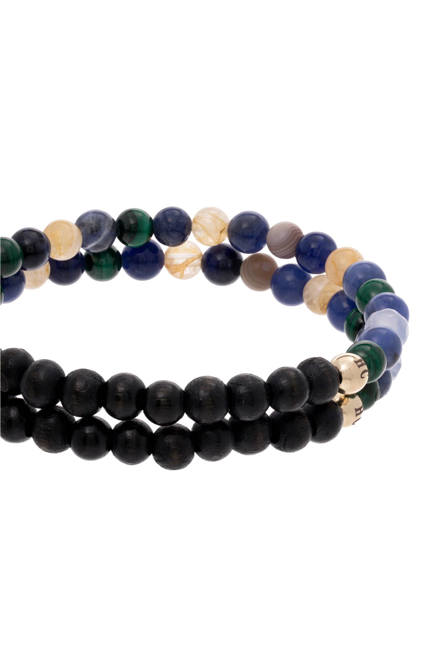 N 88 Calm & Unity Healer's Bracelets Men's (Set of 2)