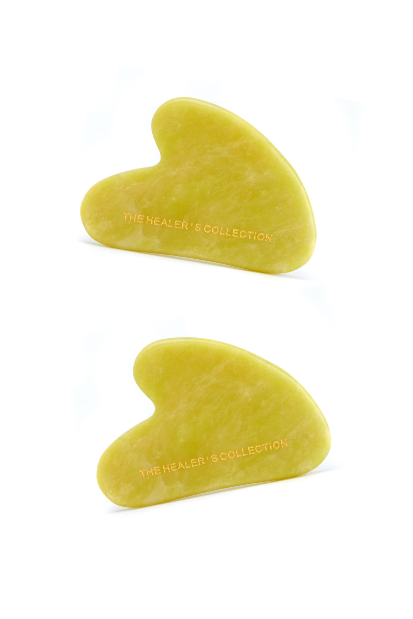 THC Skincare Yellow Serpentine Healer's Guasha Pair  (Set of 2)