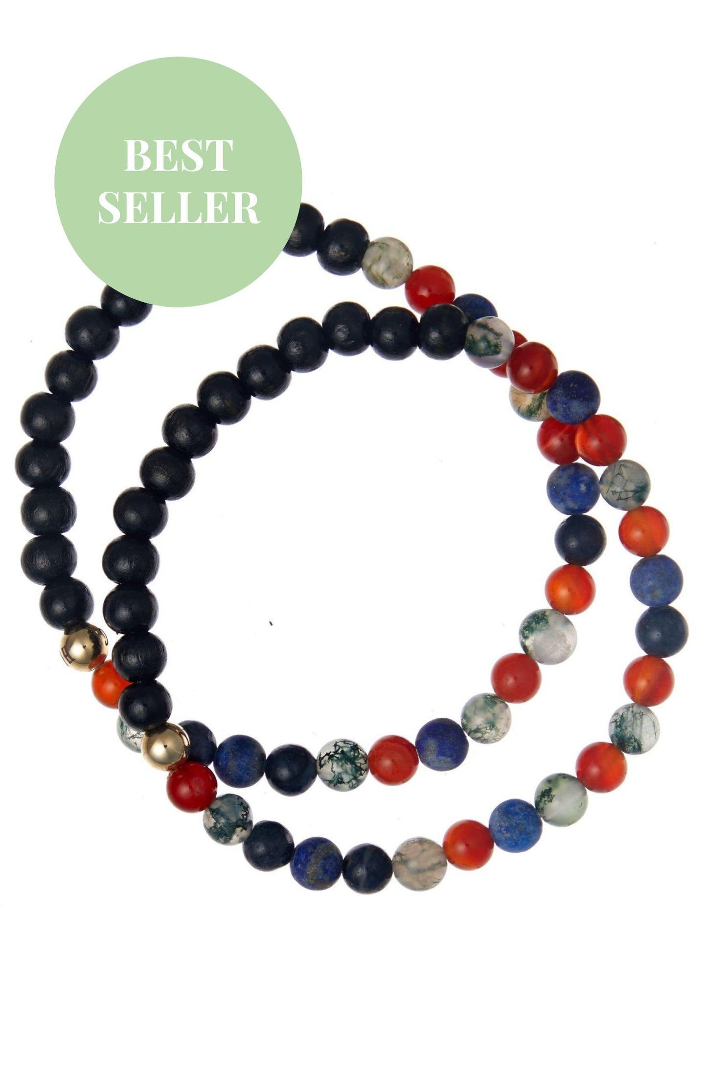N 77 DETOX Healer's Bracelets Men's (Set of 2)