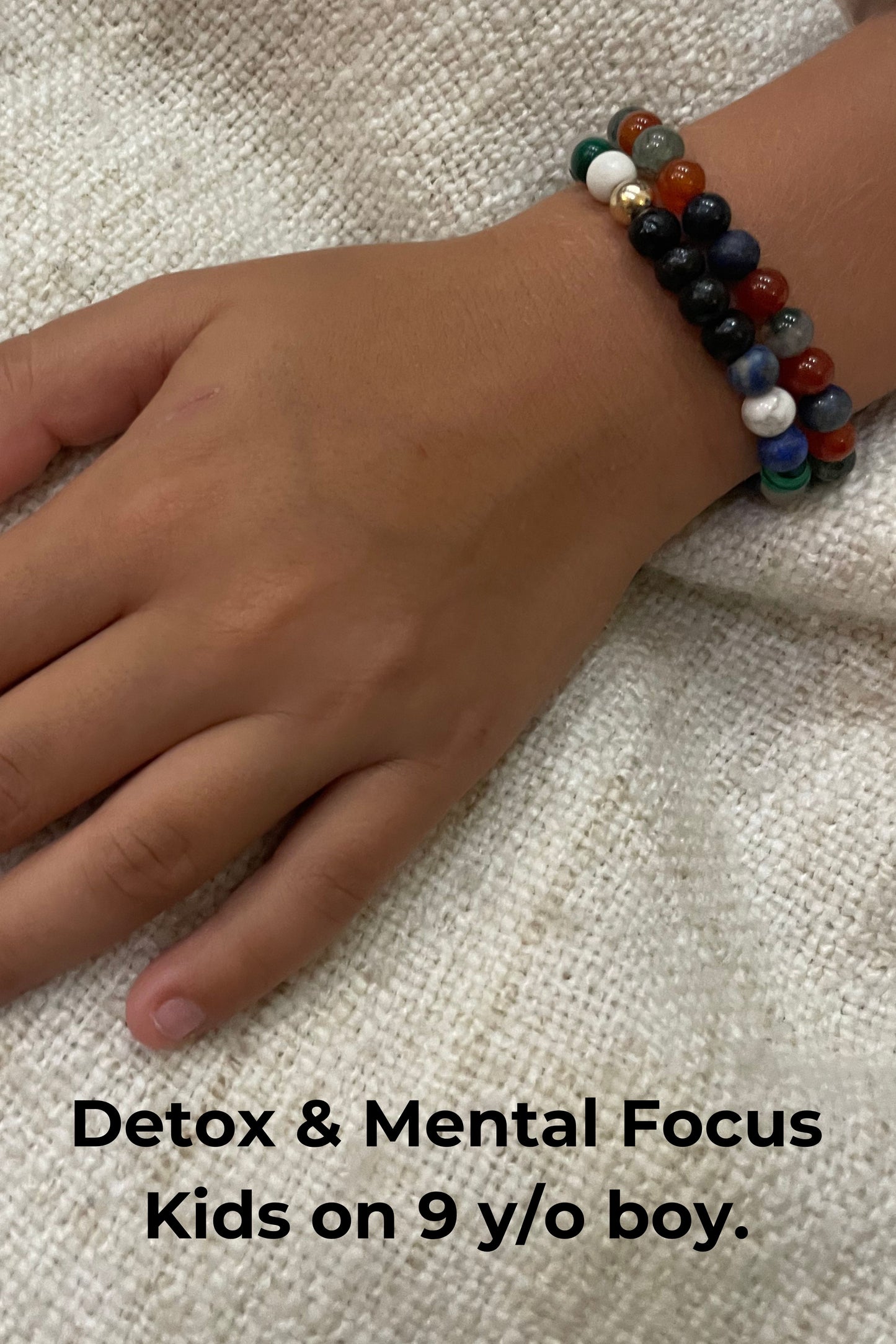 N 91 MENTAL FOCUS (ADD) Healer's Bracelet Youth // Kids