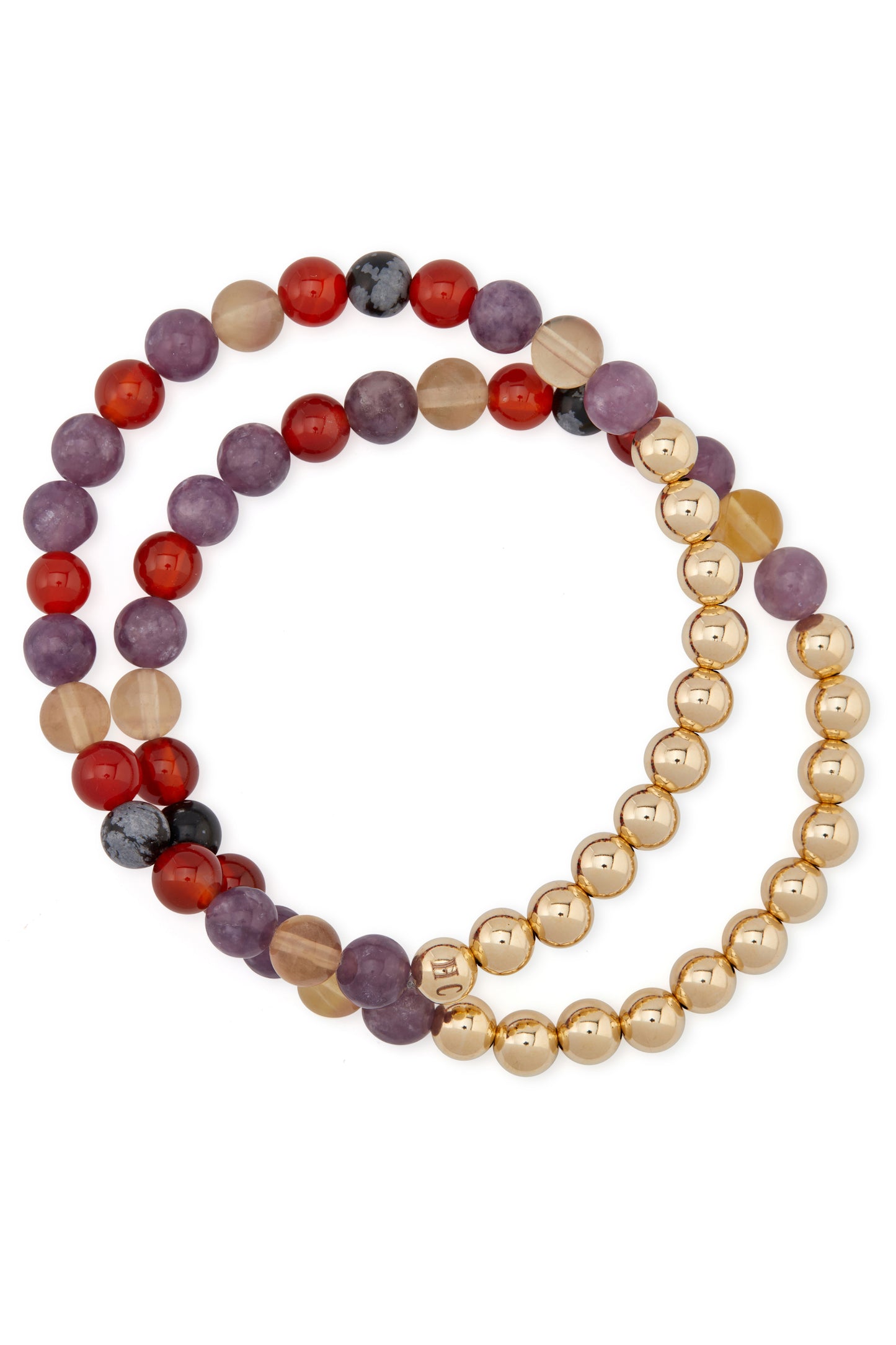N 62 SMOOTH DIGESTION Healer's Bracelets Women's (Set of 2)