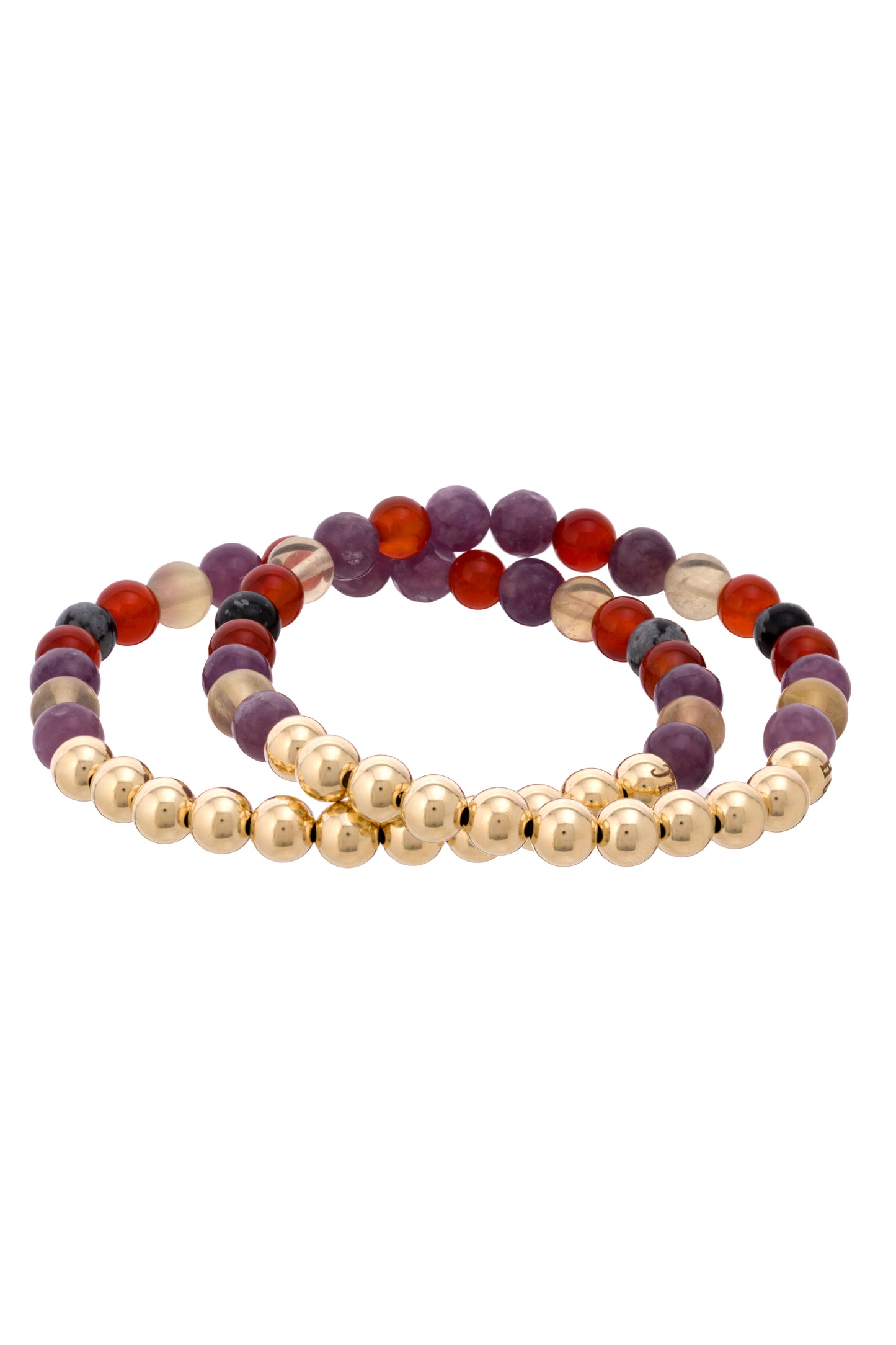 N 62 SMOOTH DIGESTION Healer's Bracelets Women's (Set of 2)