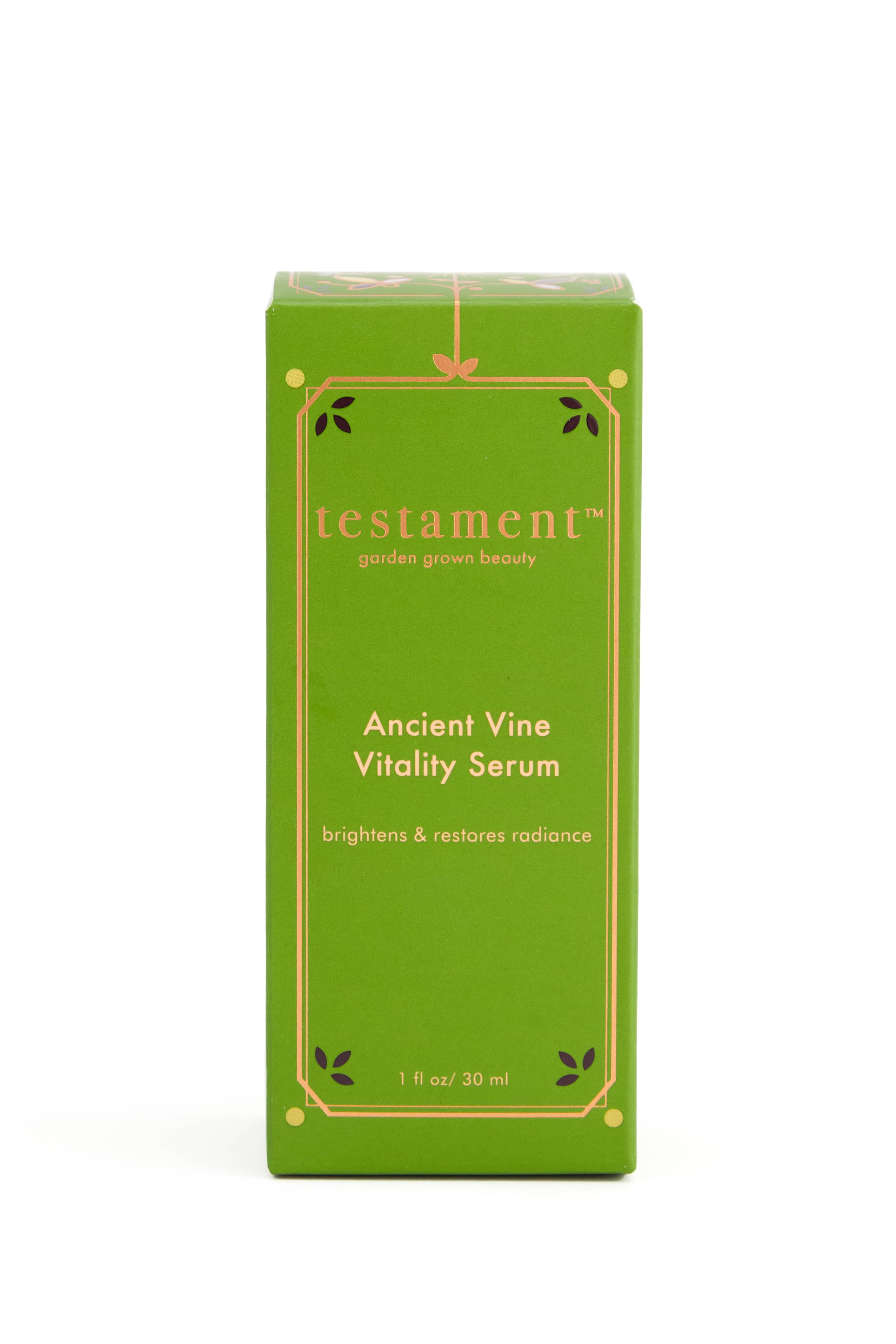 Testament hotsell Garden Grown Beauty Vitality Serum