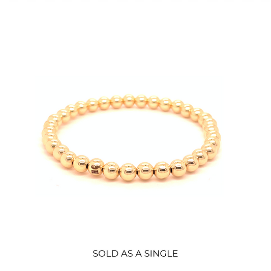 SIGNATURE 14K Gold Bead Bracelet Women's